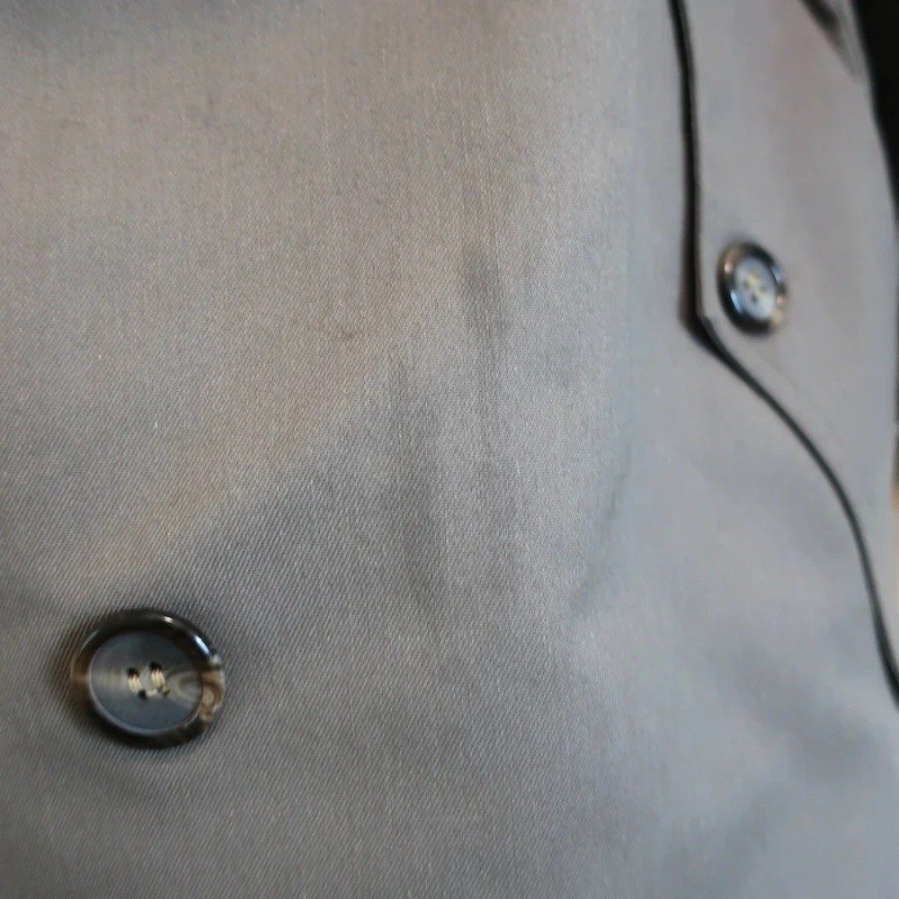 Christian Dior Monsieur Trench Coat Dark Taupe Cotton-Blend Size 42R - Picture 2 of 6